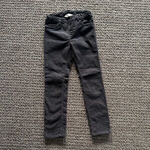 H&M dark gray cord stretch Pants